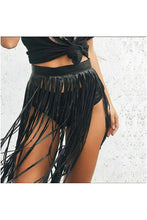 leather fringe skirt - Be Lynley