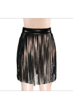 leather fringe skirt - Be Lynley